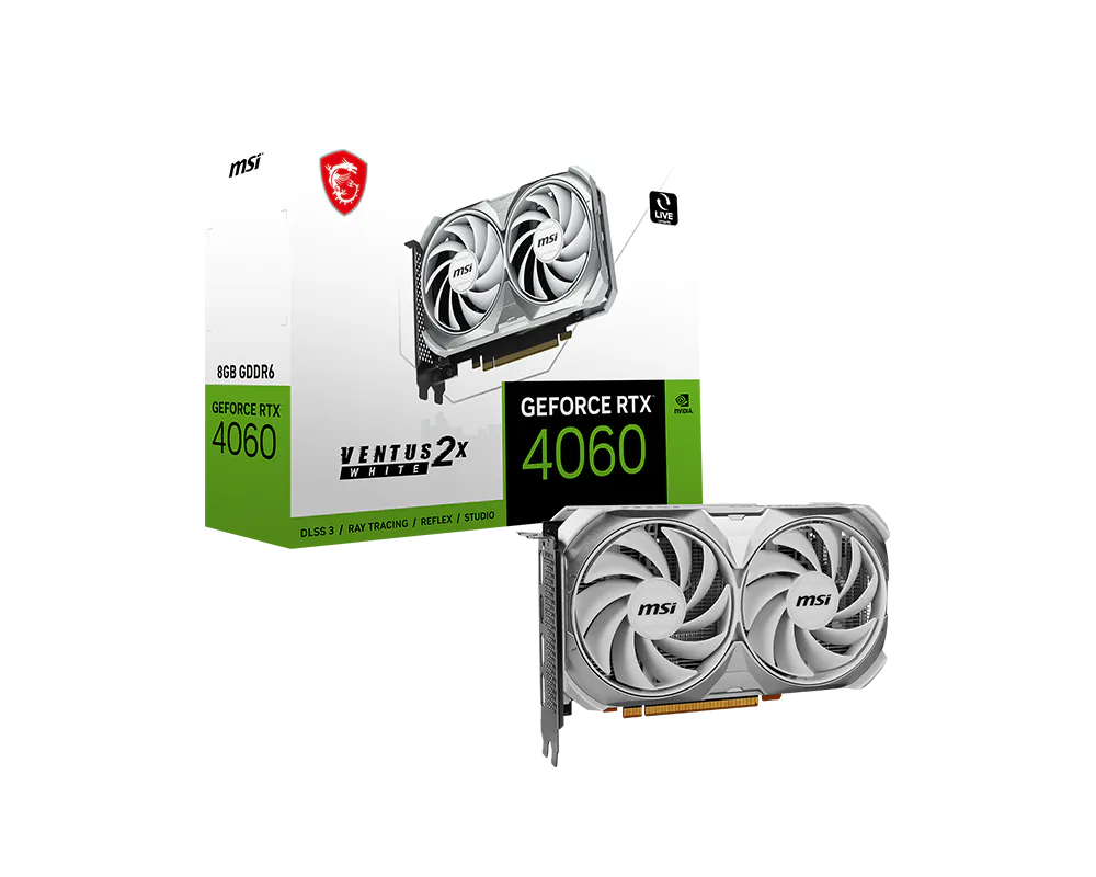 MSI GeForce RTX 4060 VENTUS 2X WHITE 8G